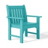 WestinTrends Outdoor Patio HDPE Adirondack Dining Arm Chair - 4 of 4
