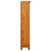vidaXL 4-Tier Bookcase 45x22x110 cm Solid Oak Wood - 3 of 4