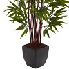 HomeStock  4 ft. Artificial Bamboo Tree in Planter for Indoor/Outdoor - 3 of 4