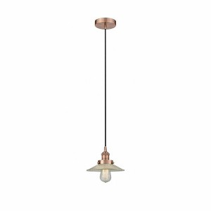 Halophane - 1 Light Mini Pendant In Industrial Style-5.75 Inches Tall and 9 Inches Wide - 1 of 1