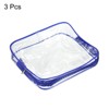 Unique Bargains PVC Clear Toiletry Bag Cosmetic Pouch with Zipper for Business Travel Home 3 Pcs - 3 of 4