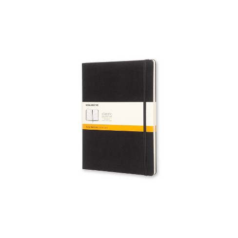 Moleskine 192pg Ruled XL Hard Cover Notebook 7.5"x9.75" Black - image 1 of 4