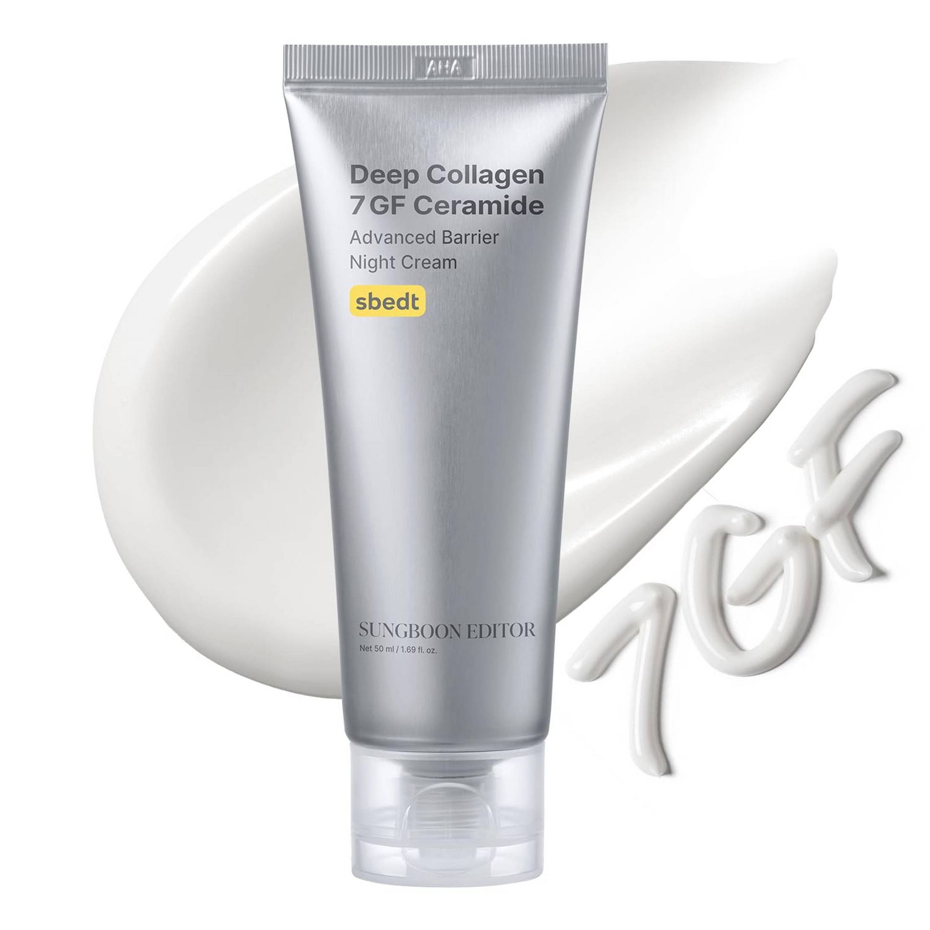 SUNGBOON EDITOR Deep Collagen 7GF Ceramide Advanced Barrier Daily Night Moisturizer - Travel Size - 50ml - Beauty Studio