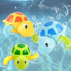 Bath Toys for Toddlers 1-5 Years Old Pool Toys for Kids,Baby Funny Swimming Turtle Bath Toy,Cute Floating Bathtub Water Toys,Gift for Child Boys Girls - 1 of 4