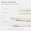 100% 4PC Cotton Sheet Set, Brushed & Pre-Washed Bedding for Softness & Comfort – Becky Cameron - 3 of 4