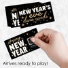 Big Dot of Happiness Hello New Year - NYE Party Game Scratch Off Dare Cards - 22 Count - 2 of 4