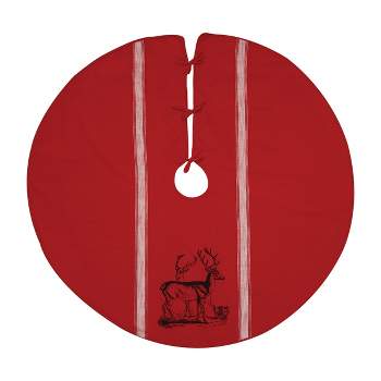 C&F Home Stag Feed Sack Tree Skirt