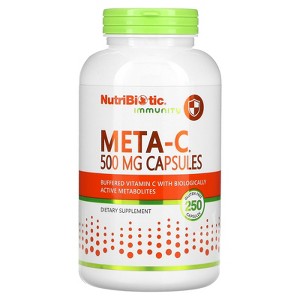 NutriBiotic Immunity, Meta-C, 500 mg, 250 Gluten Free Capsules - 1 of 4