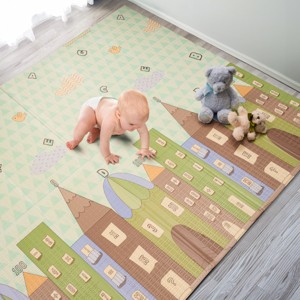 Sorbus (78x70x0.4) Foldable Play Mats with Travel Bag - for Babies, Toddlers, and Kids Playtime & Tummy Time - 1 of 4