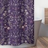 Sweet Jojo Designs Shower Curtain 72in.x72in. Boho Floral Wildflower Plum Purple and Teal - 3 of 4