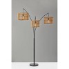 82" Cabana Collection 3-Arm Arc Lamp Black - Adesso - image 2 of 4