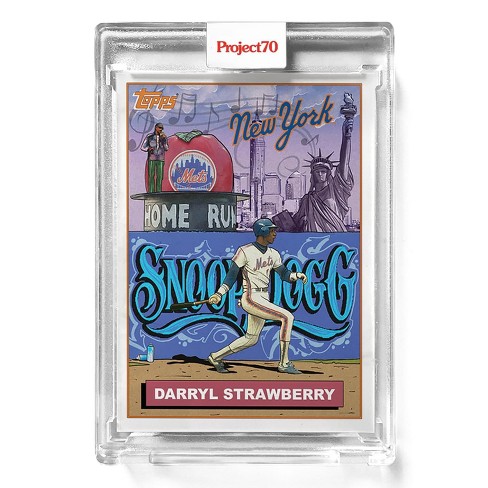 DARRYL STRAWBERRY THE SIMPSONS SPRINGFIELD ISOTOPES CUSTOM MADE RETRO STYLE  CARD