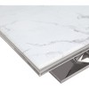 Best Master Furniture,Blythe Stone Marble Laminate Silver Sofa Table - 2 of 3