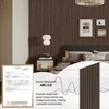 UNISOAR Wood Slat Wall Panel 2 PCS Wood for Soundproof Home Office, Easy Peel and Stick Acoustic Panels 11.8"W x 94.5"L - 2 of 4