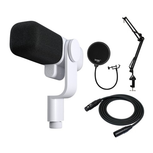 Logitech Sona Dual-diaphragm Dynamic Xlr Mic (off-white) With Accessories :