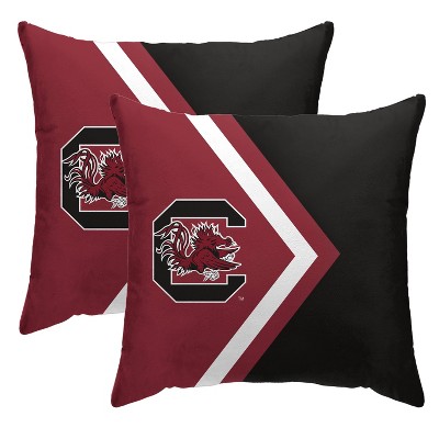 NCAA South Carolina Gamecocks Side Arrow Poly Span Throw Pillow - 2pk