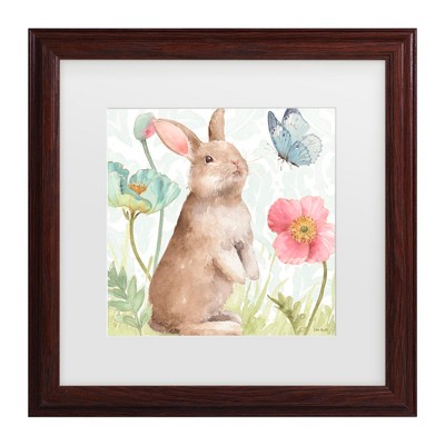 Trademark Fine Art -Lisa Audit 'Spring Softies Bunnies II' Matted Framed Art