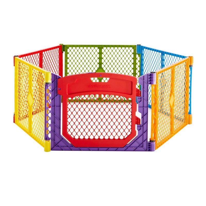 Toddleroo by North States Superyard Colorplay Ultimate Baby Gate, 1 of 8