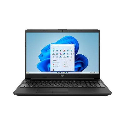 Refurbished: HP 15.6" HD Laptop, Intel Pentium Silver N5030, 4GB 128GB Black W11H S - Manufacturer Refurbished