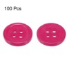 Unique Bargains Resin DIY Craft Flat 4-Hole Sewing Buttons 100 Pcs - 3 of 4