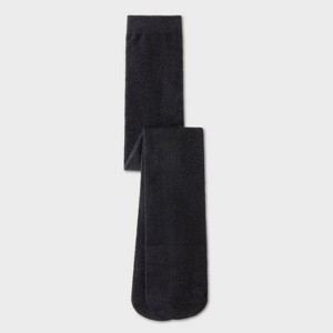 Toddler Girls' Christmas Lurex Fashion Tights - Cat & Jack™ Black - 1 of 3