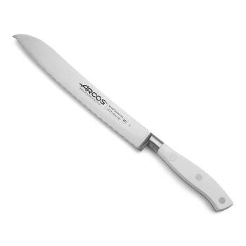 Master Maison 8 Professional Stainless Steel Bread Knife Set - Bread Knife, Bagel Knife, Kitchen Knife, Sharp Knife Blade - Knife Sharpener & Knife