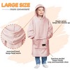 Catalonia Wearable Blanket Hoodie for Kids, Fleece Snuggy Sweatshirt Pullover, 4-12 Years Kids, Gift for Boys Girls, Christmas Gift Ideas - 4 of 4