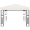 vidaXL Gazebo 9.8'x9.8' Cream Fabric - 2 of 4