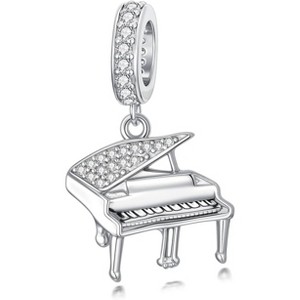 Sterling Silver Charm Set: Moon, Sunflower, Butterfly & Cat Dangle Pendants for Jewelry - 1 of 4