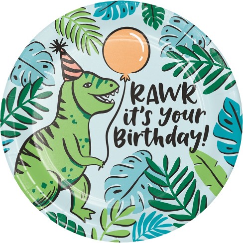 10ct Dinosaur  Dinner Plate Spritz  Target 