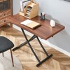 KTMBDW Multifunctional Folding Table, Lift Top Coffee Table Convertible to Dining Table, Height Adjustable Wooden Dinner Table for Living Room,Kitchen - 2 of 4
