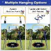 Hotraffy Saucer Swing, 40 Inch Swing Sets for Backyard and Outdoor Playground, 900lbs Weight Capacity, with 360 Degree Swivel, Gifts for Kids - 2 of 4