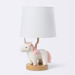 Plush Unicorn Table Lamp Includes LED Light Bulb - Cloud Island™