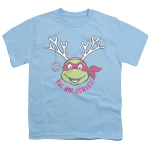 Boys' Teenage Mutant Ninja Turtles Ho Ho Heroes Christmas Reindeer T-Shirt - 1 of 4