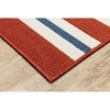 Oriental Weavers Meridian 7'10" Round Machine Woven Rug in Red - 4 of 4