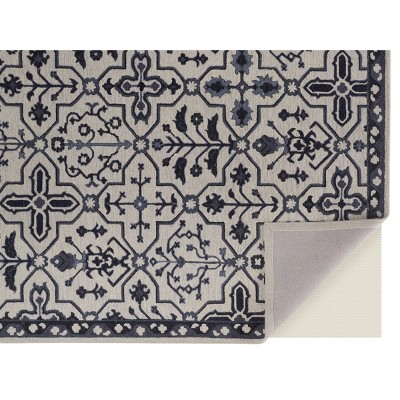 Ivory Hand-Tufted Wool Rectangular Area Rug