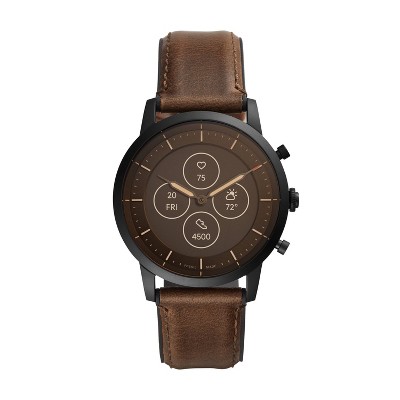 Fossil Hybrid Smartwatch Hr Collider 42mm Black With Dark Brown