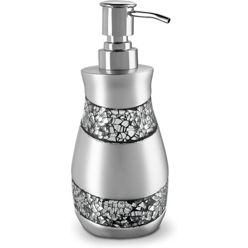 Creative Scents Silver Mosaic Soap Dispenser : Target