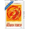 Trends International Marvel Fantastic Four: First Steps (2025) - Johnny Storm Is The Human Torch Framed Wall Poster Prints - 3 of 4