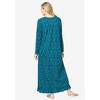 Dreams & Co. Plus Size Long-Sleeve Gown - 3 of 4