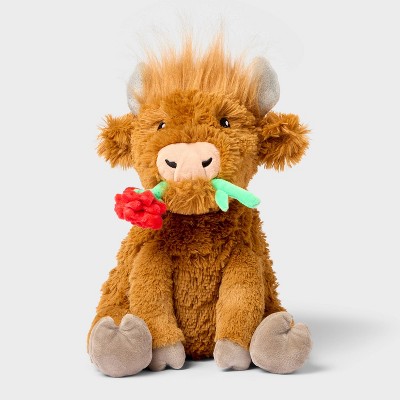 13" Highland Cow Stuffed Animal - Gigglescape™