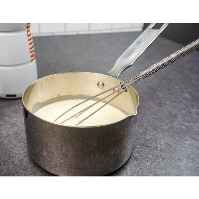 RSVP Stainless Steel 2-Cup Measuring Pan with Long Handle
