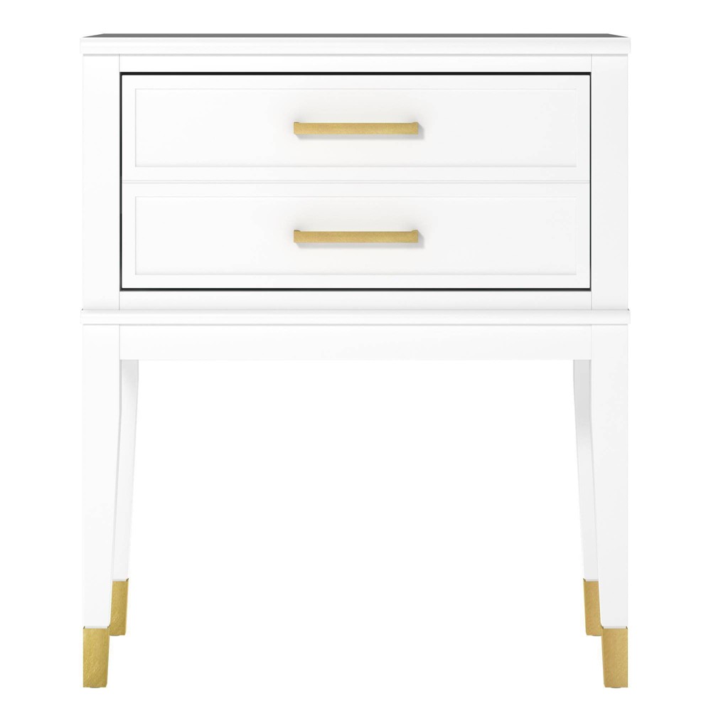 Photos - Coffee Table Westerleigh End Table White - CosmoLiving by Cosmopolitan