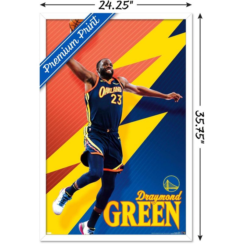 Trends International NBA Golden State Warriors - Draymond Green 21 Framed Wall Poster Prints, 3 of 7