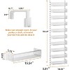 GustoWave 10-tier Over The Door Pantry Organizer with Mesh Baskets, Adjustable & Stable Hanging Spice Rack - 2 of 4