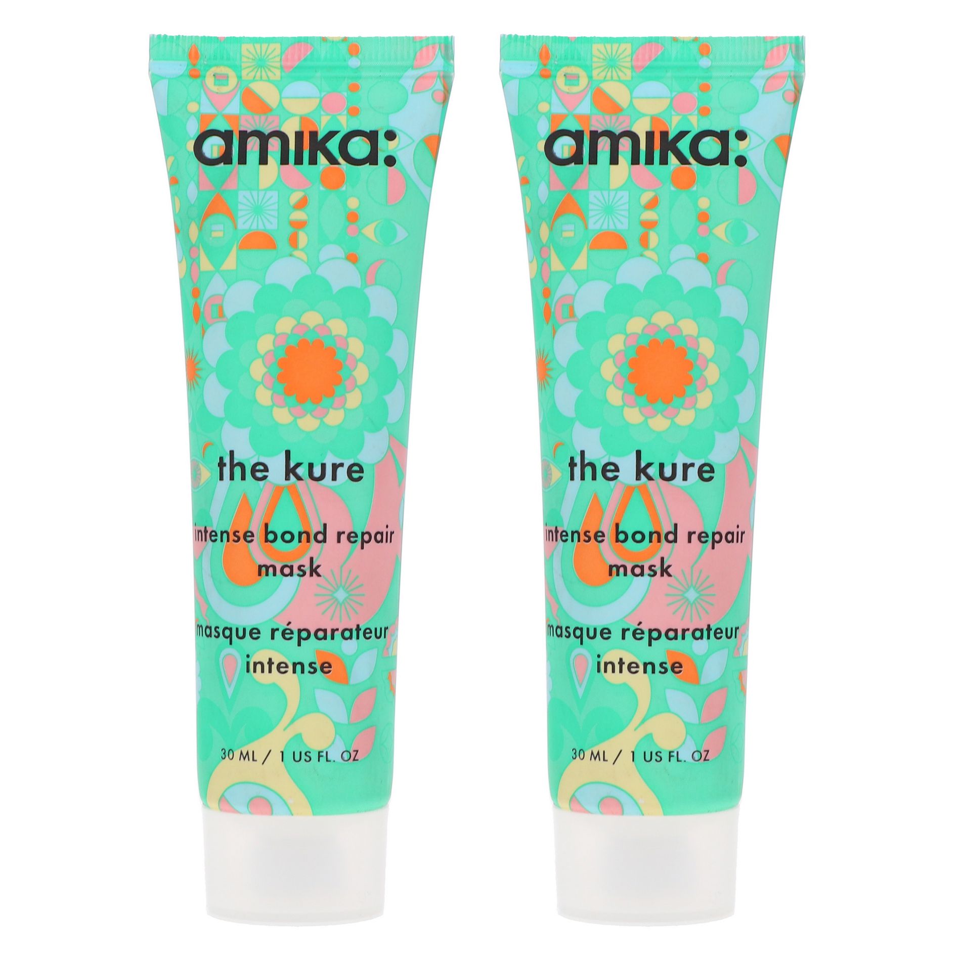 Amika The Kure Intense Repair Mask 1 oz 2 Pack