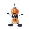 3 Sets Melrose International Jack-o-Lantern Shelf Sitter Halloween Decor Indoor - 4 of 4