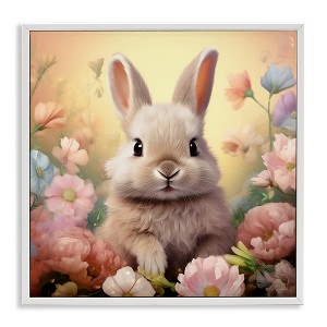 Stupell Industries Bunny in Meadow, 12" x 12" - 1 of 4