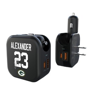 NFL Green Bay Packers Players Game Tactic 18-Watt 2 in 1 USB A/C Charger - 1 of 3