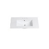 Saint Birch Ceramic Single Bathroom Vanity Top With Sink 3 Hole - 3 of 4